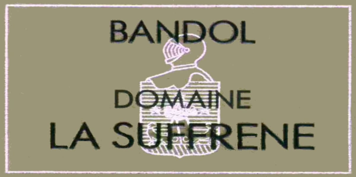 Domaine la Suffrene Bandol Blanc 2010 Front Label