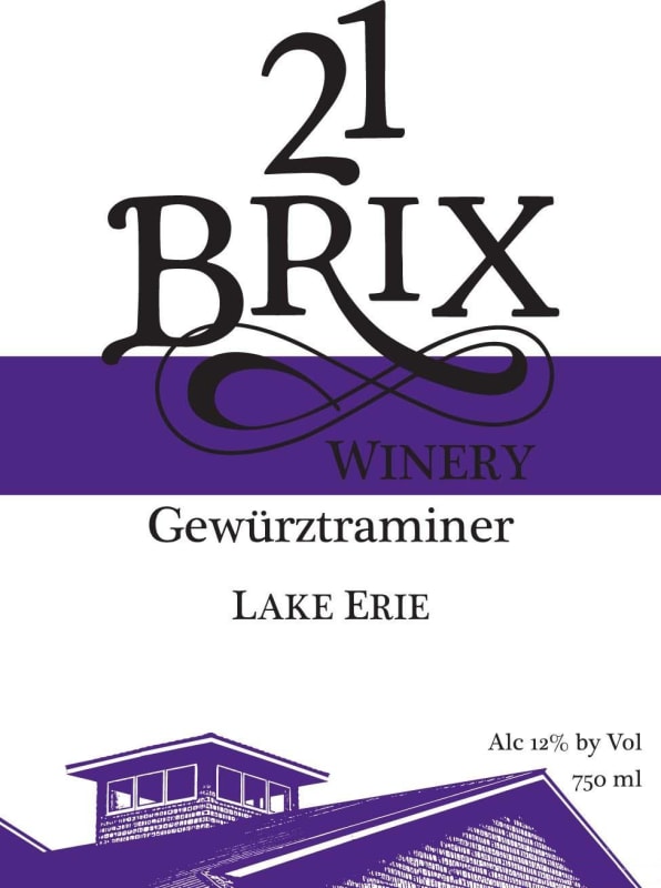 21 Brix Winery Gewurztraminer 2013 Front Label