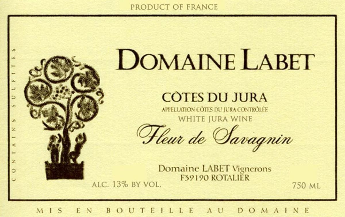 Domaine Labet Cotes du Jura Fleur de Savagnin 2012 Front Label