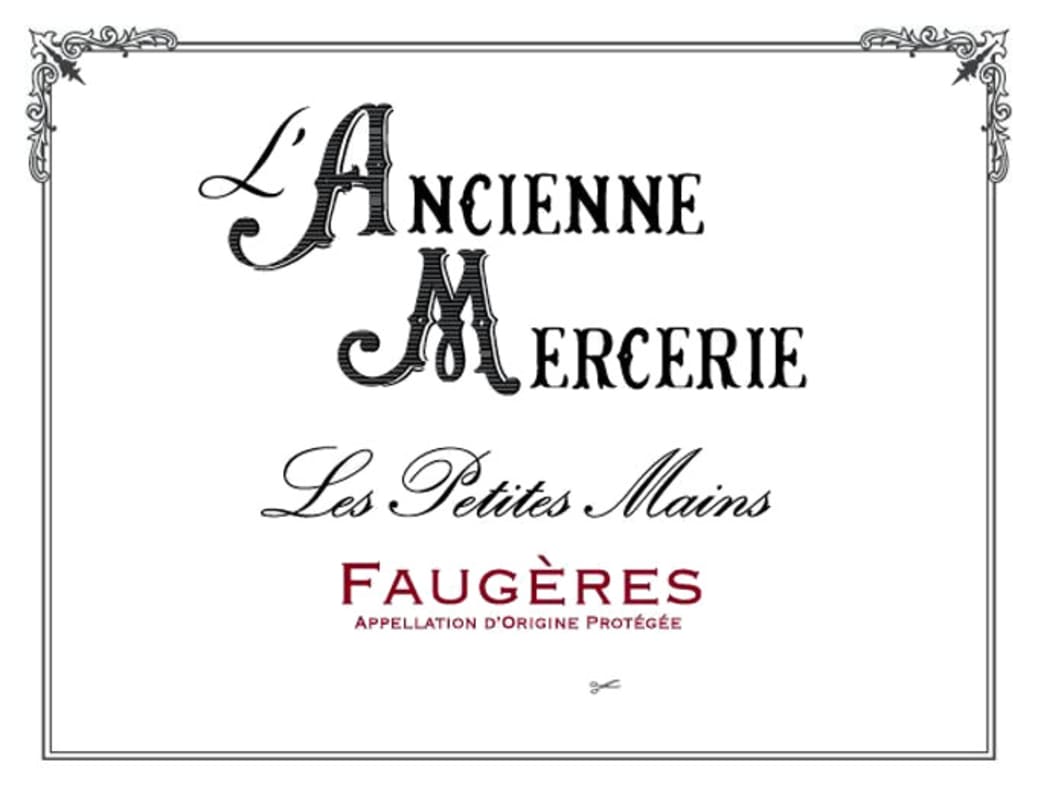 Domaine L'Ancienne Mercerie Faugeres Les Petites Mains 2014 Front Label