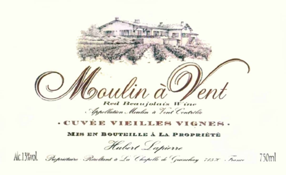 * Moulin a Vent Cuvee Vieilles Vignes 2006 Front Label