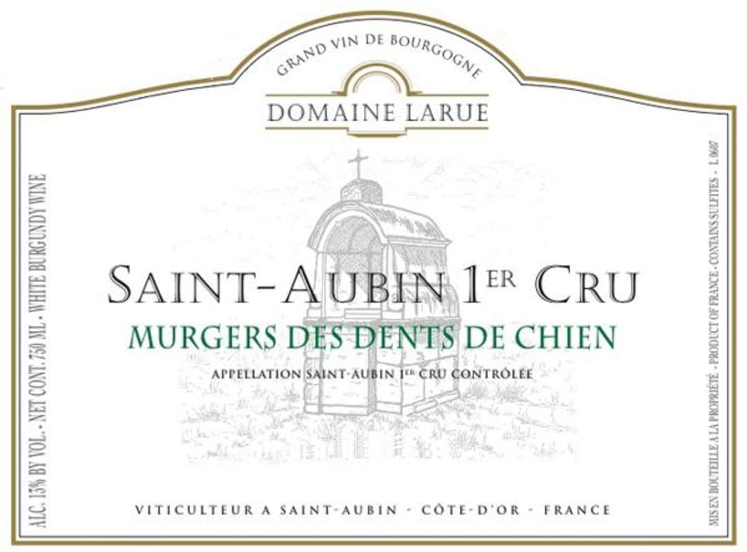 Domaine Larue Saint-Aubin Murgers des Dents de Chien Premier Cru 2009 Front Label