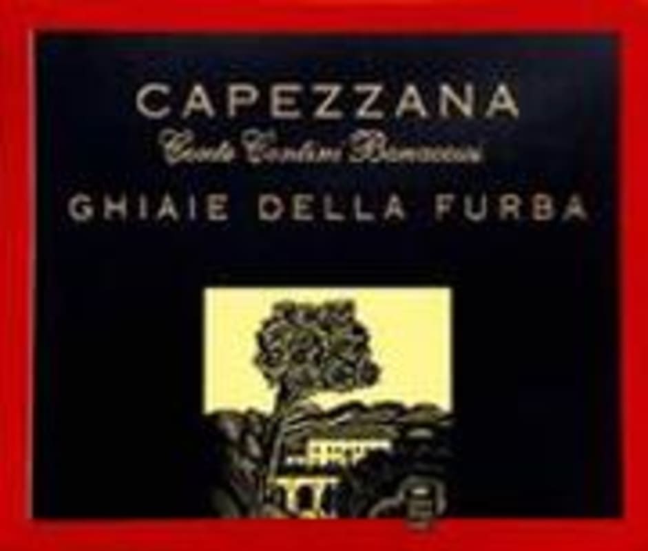 Capezzana Ghiaie della Furba 1997 Front Label