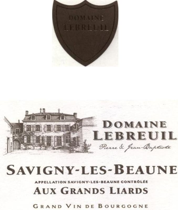 Domaine Lebreuil Savigny-les-Beaune Les Grands Liards 2013 Front Label