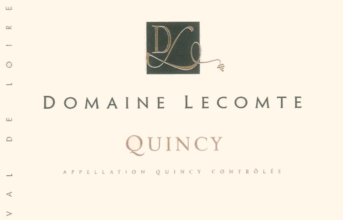 Domaine Lecomte Quincy 2013 Front Label