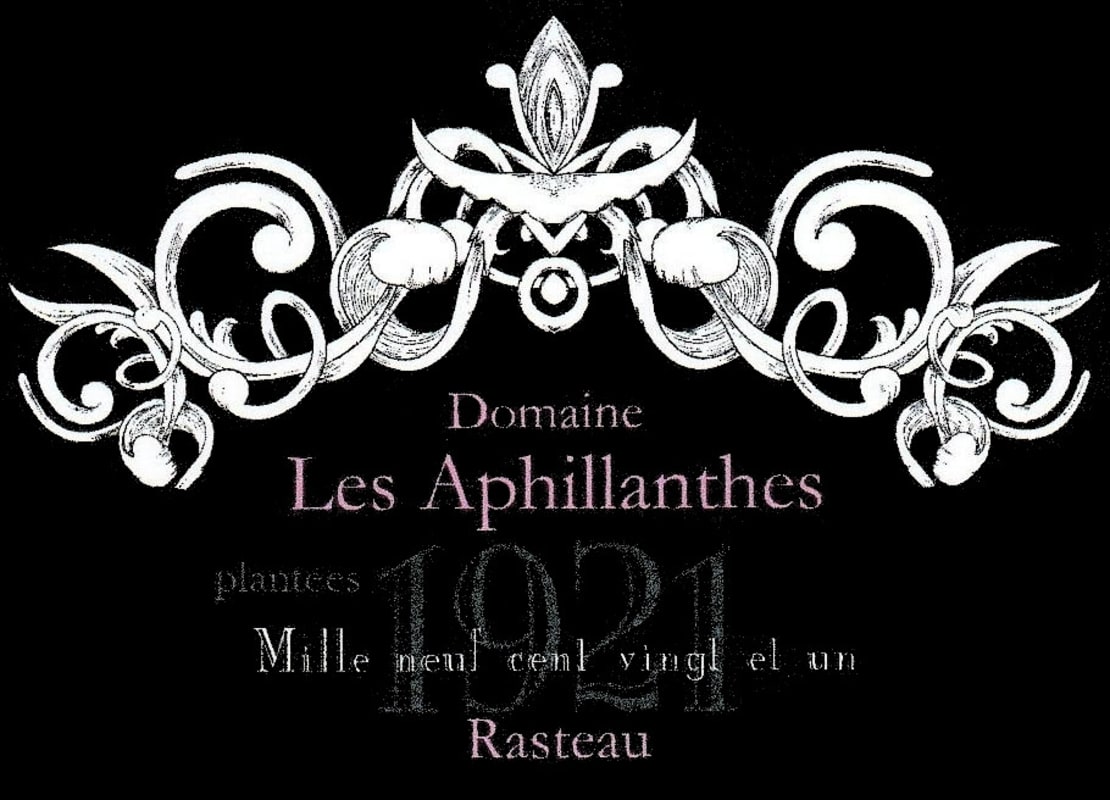 Domaine Les Aphillanthes Rasteau 1921 2010 Front Label