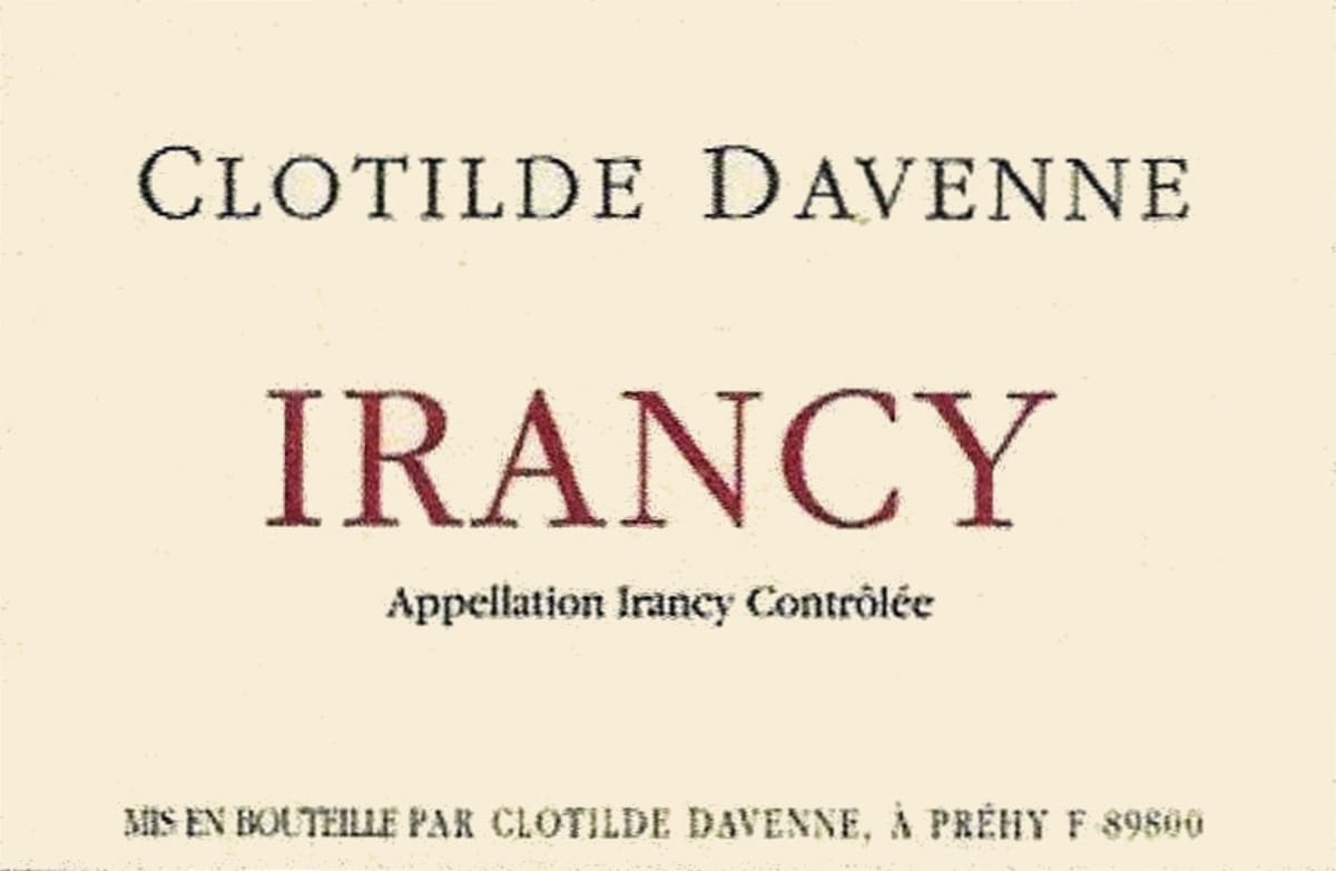 Domaine les Temps Perdus Irancy 2013 Front Label