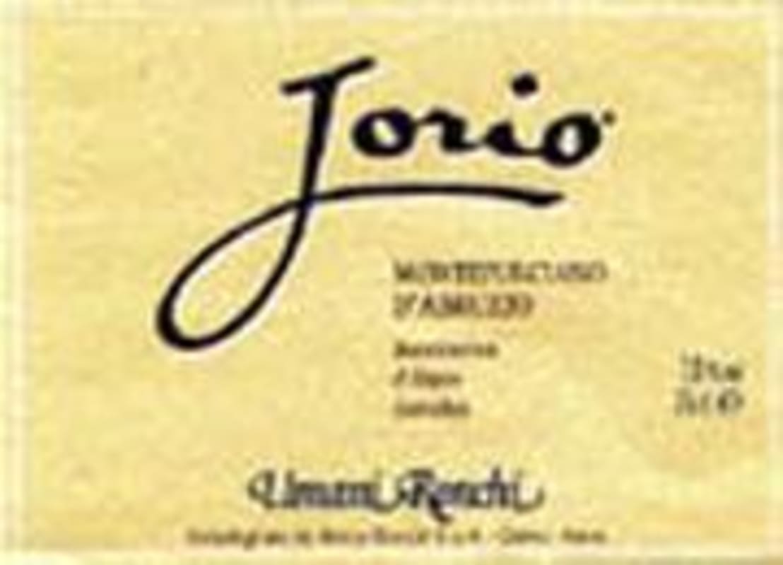 Umani Ronchi Jorio Montepulciano d'Abruzzo 1998 Front Label