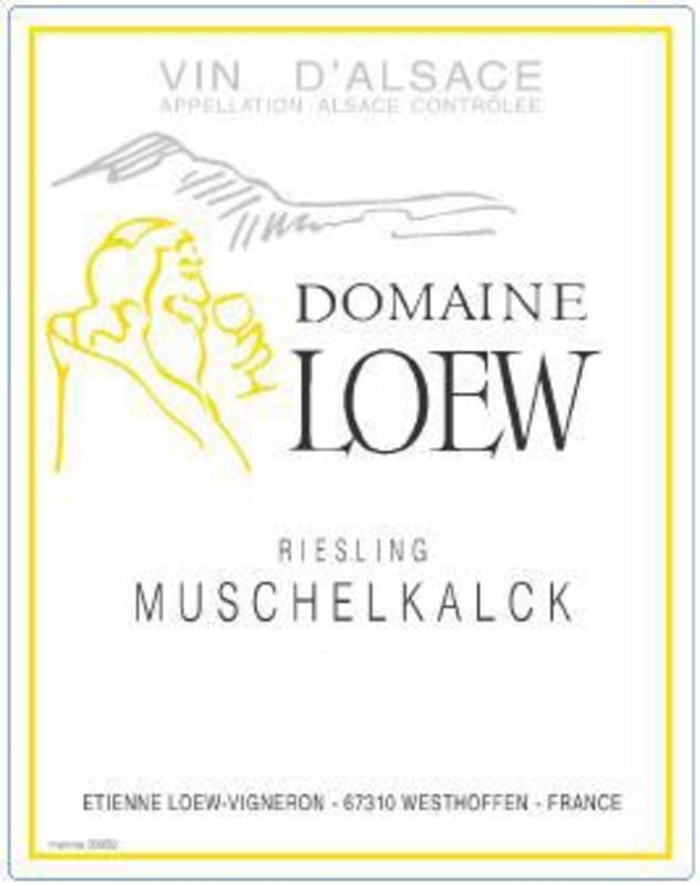 Domaine Loew Muschelkalck Riesling 2013 Front Label