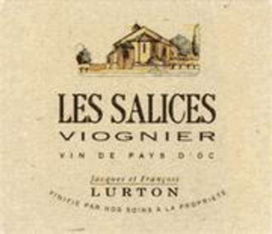 Jacques et Francois Lurton les Salices Viognier 2000 Front Label