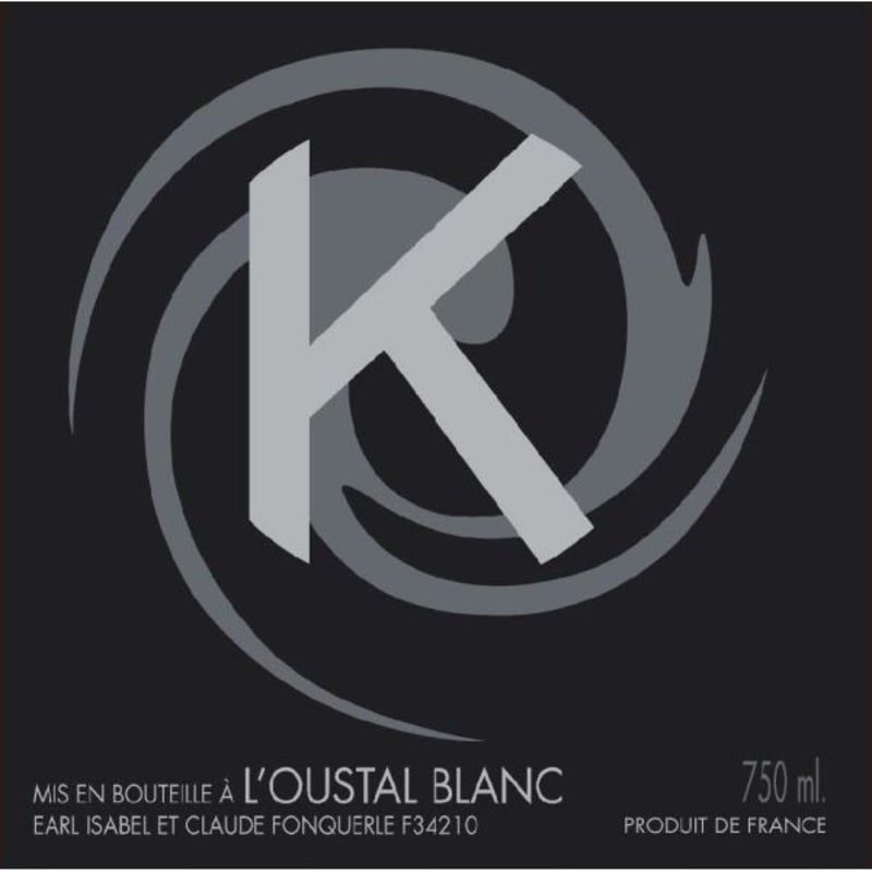 Domaine L'Oustal Blanc Languedoc Roussillon K 2014 Front Label