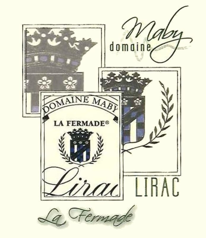 Domaine Maby Lirac La Fermade 2013 Front Label