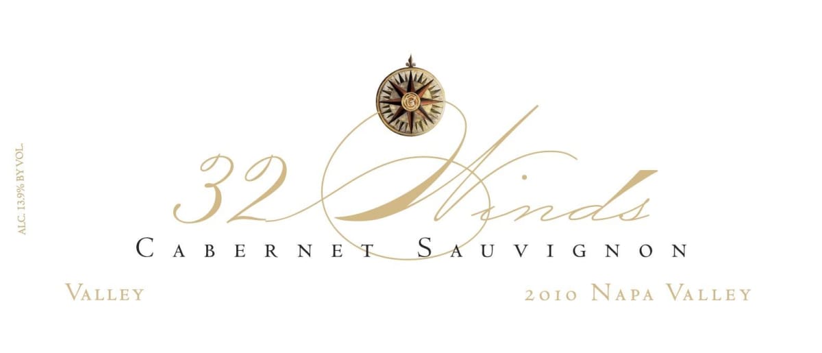 32 Winds Cabernet Sauvignon 2010 Front Label