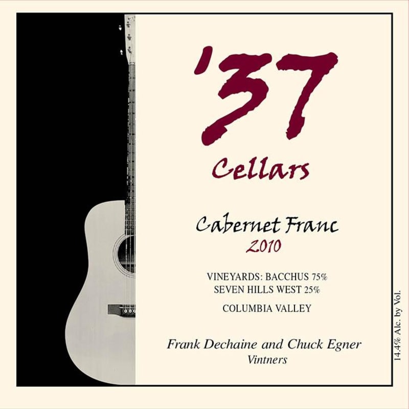 '37 Cellars Cabernet Franc 2010 Front Label