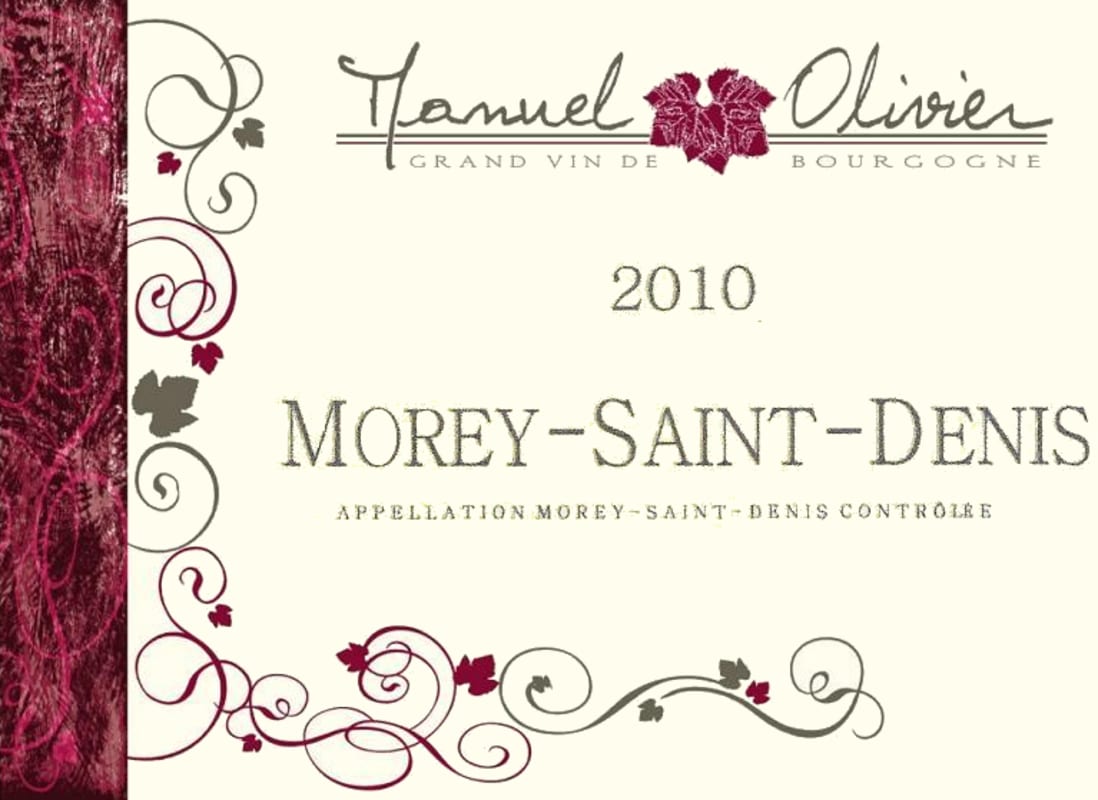 Domaine Manuel Olivier Morey-Saint-Denis 2010 Front Label