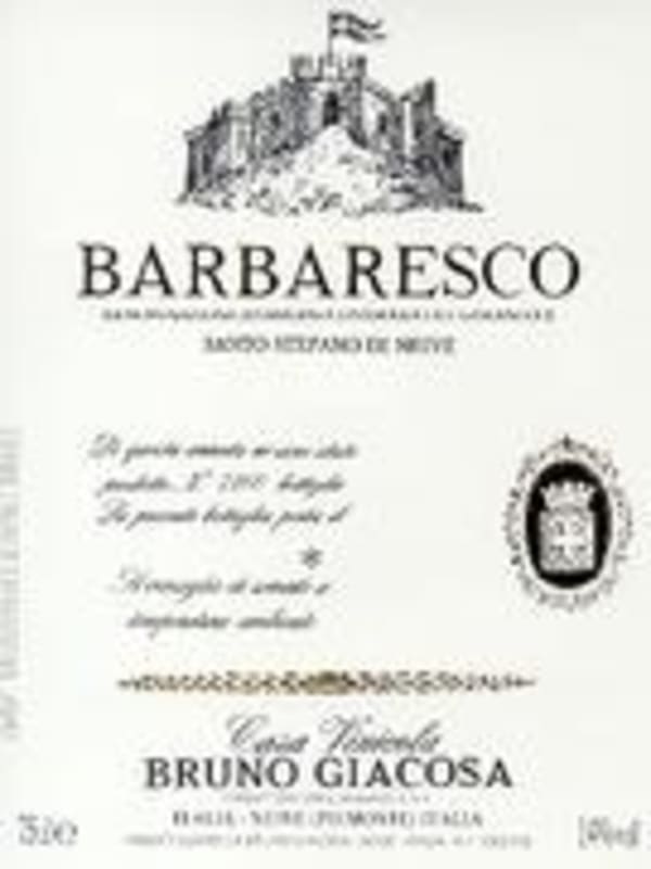 Bruno Giacosa Barbaresco Asili 1996 Front Label