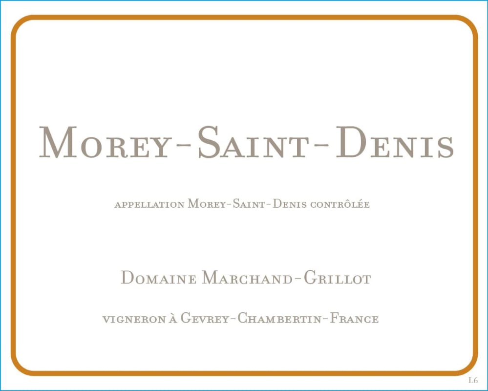Domaine Marchand-Grillot Morey-Saint-Denis 2013 Front Label