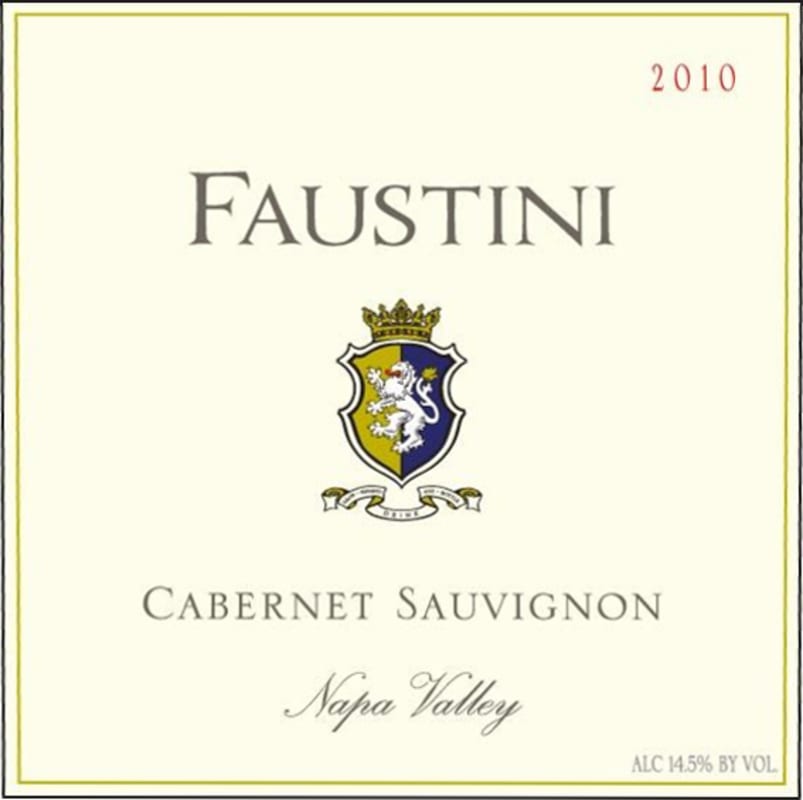 A. Faustini Winery Cabernet Sauvignon 2010 Front Label