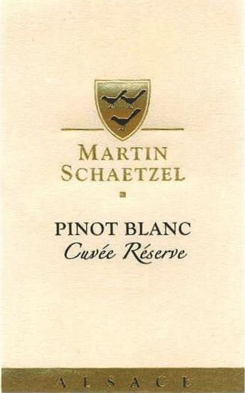 Domaine Martin Schaetzel Reserve Pinot Blanc 2011 Front Label