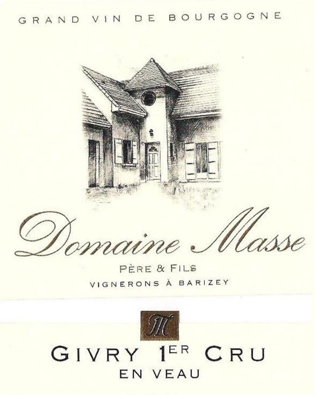 Domaine Masse Givry En Veau Premier Cru 2013 Front Label