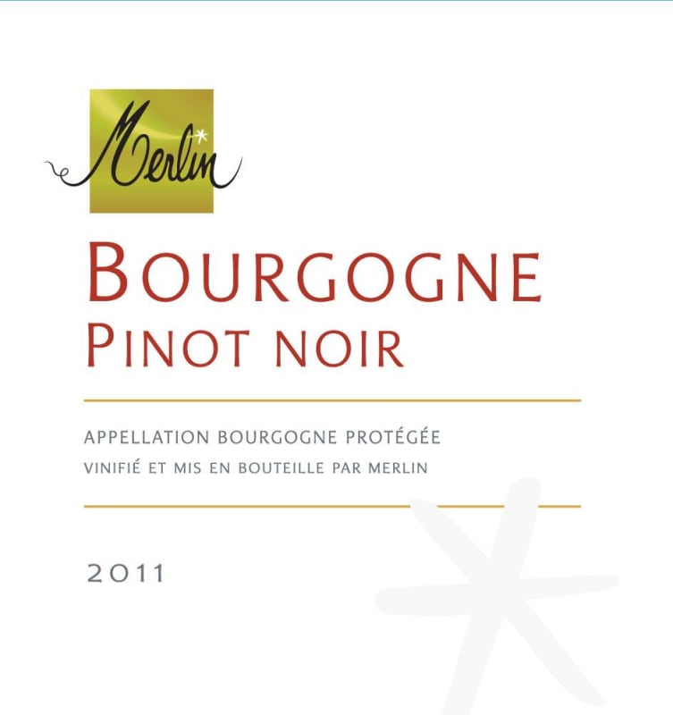 Domaine Olivier Merlin Bourgogne Pinot Noir 2011 Front Label