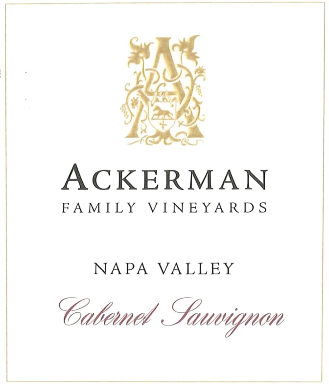 Ackerman Family Vineyards Cabernet Sauvignon 2009 Front Label
