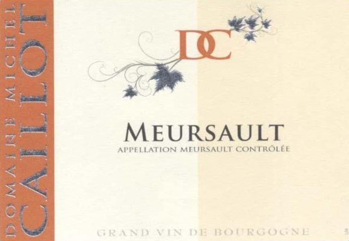 Domaine Michel Caillot Meursault 2010 Front Label