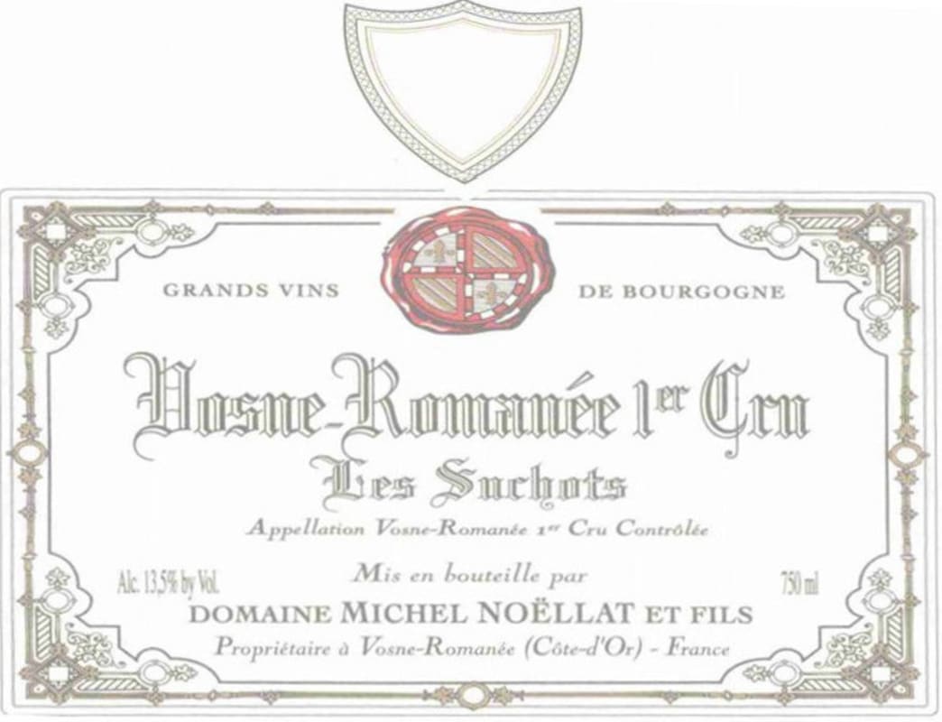Domaine Michel Noellat et Fils Vosne-Romanee Les Suchots Premier Cru 2002 Front Label