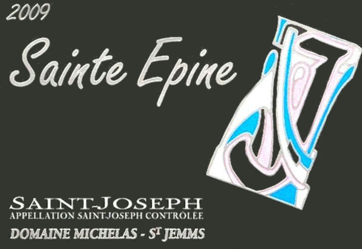 Domaine Michelas St Jemms Saint-Joseph Sainte Epine 2009 Front Label