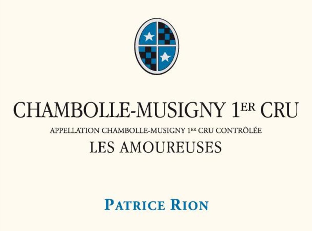 Patrice Rion Chambolle-Musigny Les Amoureuses Premier Cru 2010 Front Label