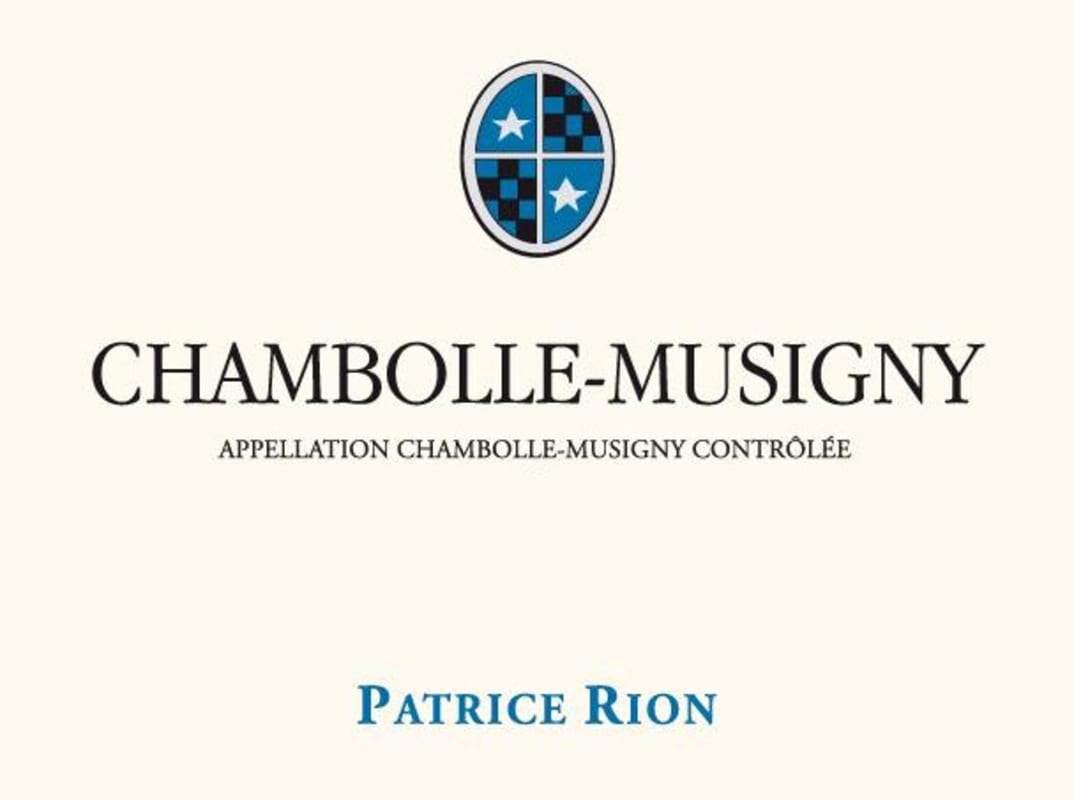 Patrice Rion Chambolle-Musigny 2009 Front Label