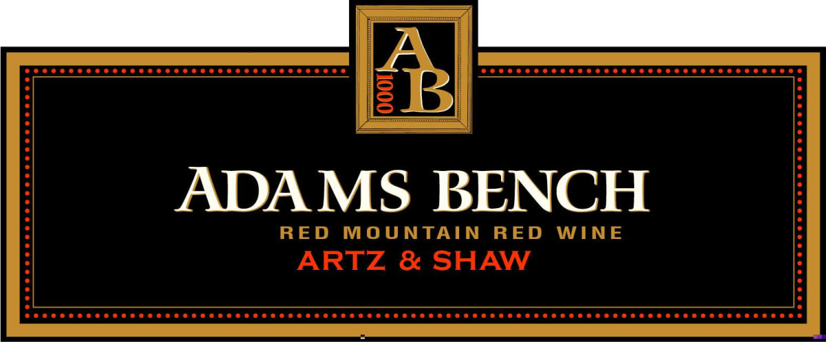 Adams Bench Winery Artz and Shaw 2010 Front Label