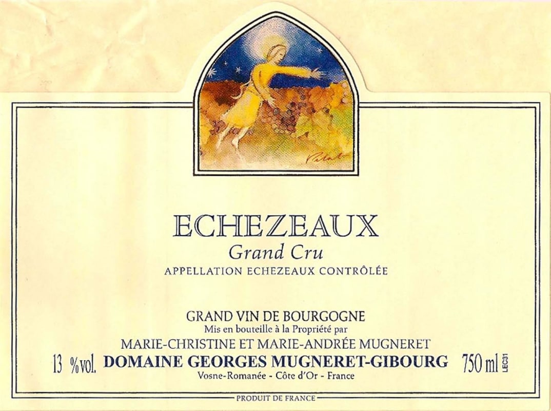 Domaine Mugneret-Gibourg Echezeaux Grand Cru 2014 Front Label