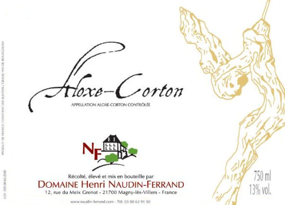 Domaine Naudin-Ferrand Aloxe-Corton 2013 Front Label