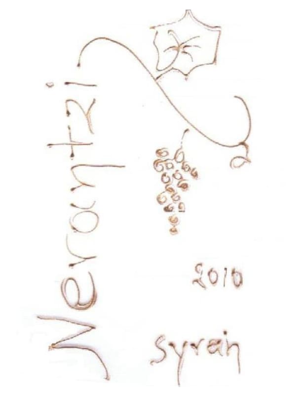 Domaine Nerantzi Syrah 2010 Front Label