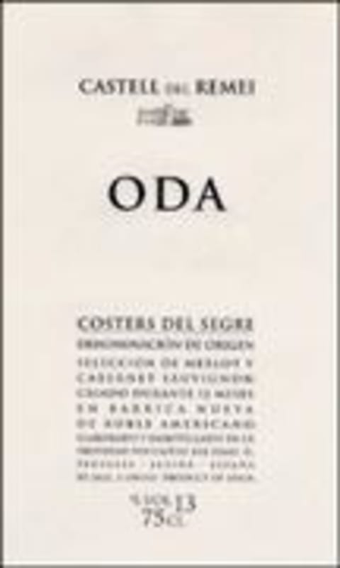 Castell del Remei Oda 1997 Front Label