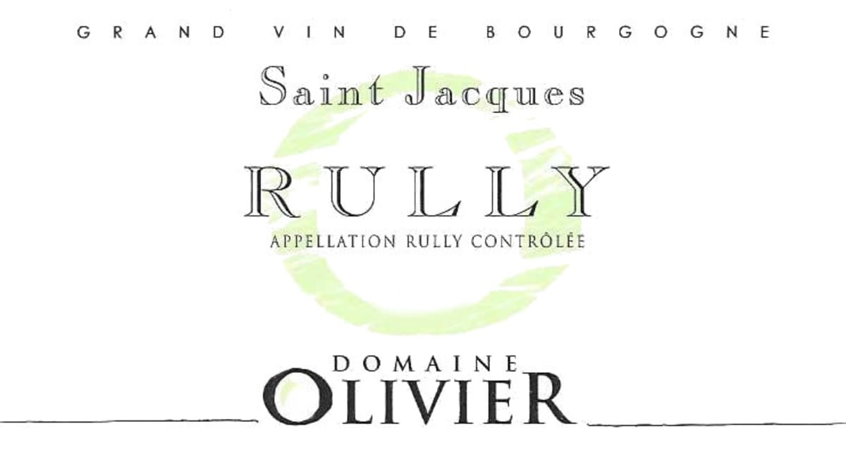 Domaine Olivier Rully Saint Jacques 2013 Front Label