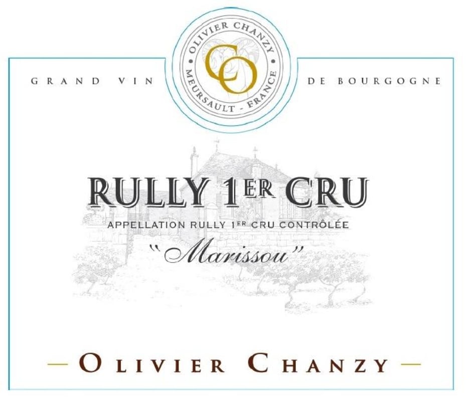 Domaine Olivier Chanzy Rully Marissou Premier Cru 2012 Front Label