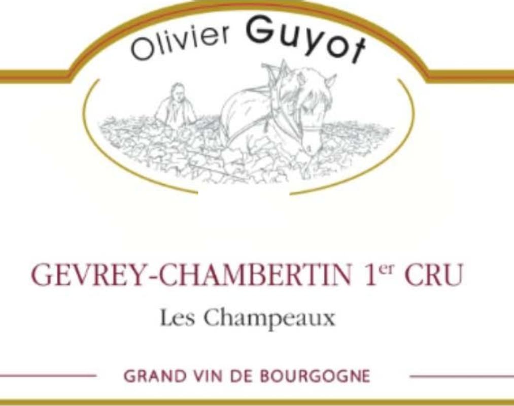 Domaine Olivier Guyot Gevrey-Chambertin Les Champeaux Premier Cru 2014 Front Label