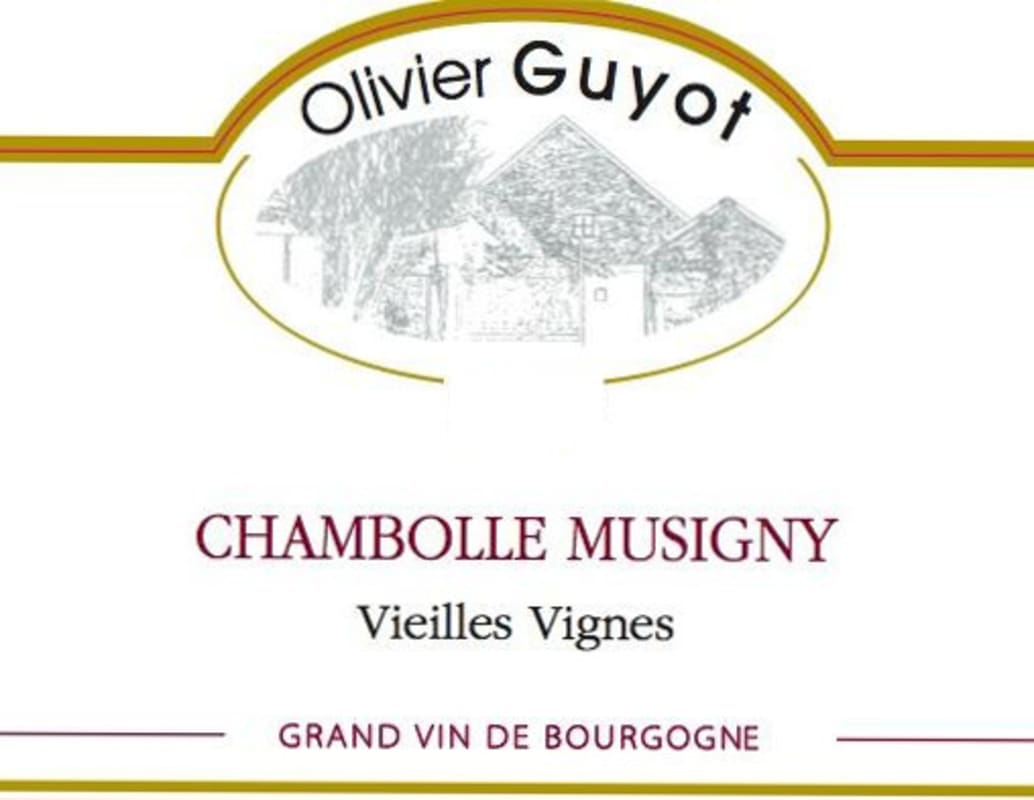 Domaine Olivier Guyot Chambolle Musigny Vieilles Vignes 2012 Front Label
