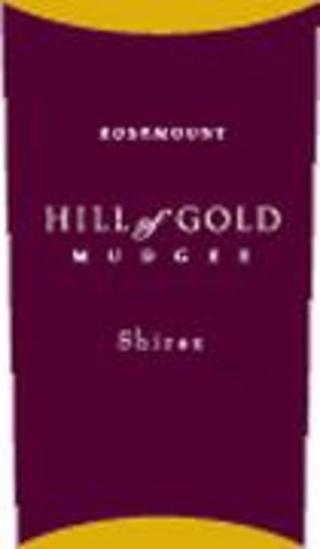 Rosemount Hill of Gold Shiraz 1999 Front Label