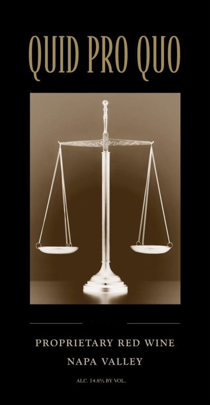 Ahnfeldt Wines Quid Pro Quo Red 2013 Front Label