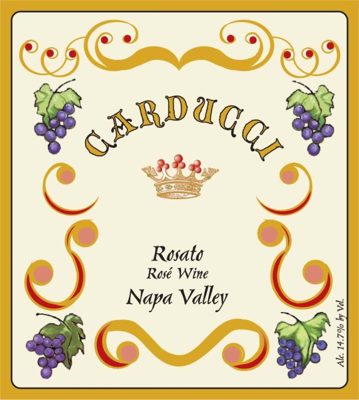 Ahnfeldt Wines Carducci Rosato 2014 Front Label