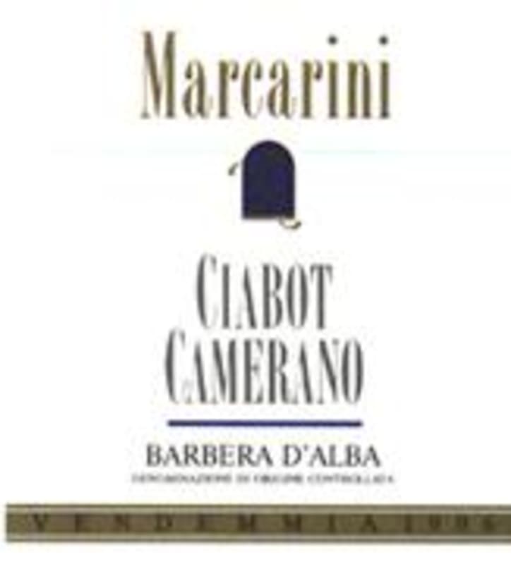 Marcarini Barbera d'Alba Ciabot Camerano 1999 Front Label
