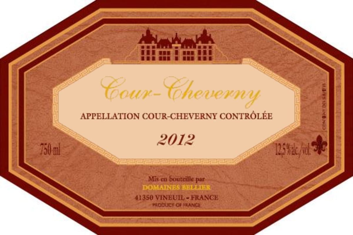 Domaine Pascal Bellier Cour-Cheverny Blanc 2012 Front Label