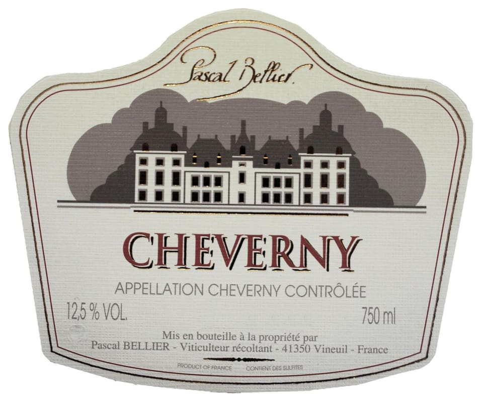 Domaine Pascal Bellier Cheverny Blanc 2014 Front Label