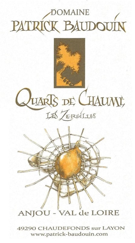 Domaine Patrick Baudouin Quarts de Chaumes Les Zerzilles 2010 Front Label