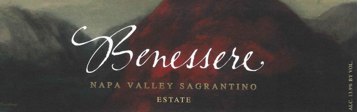 Benessere Estate Sagrantino 2012 Front Label