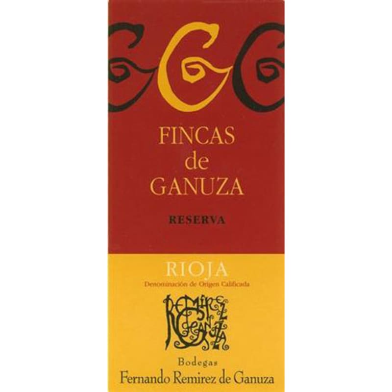 Remirez de Ganuza Fincas de Ganuza Rioja Reserva 2010 Front Label