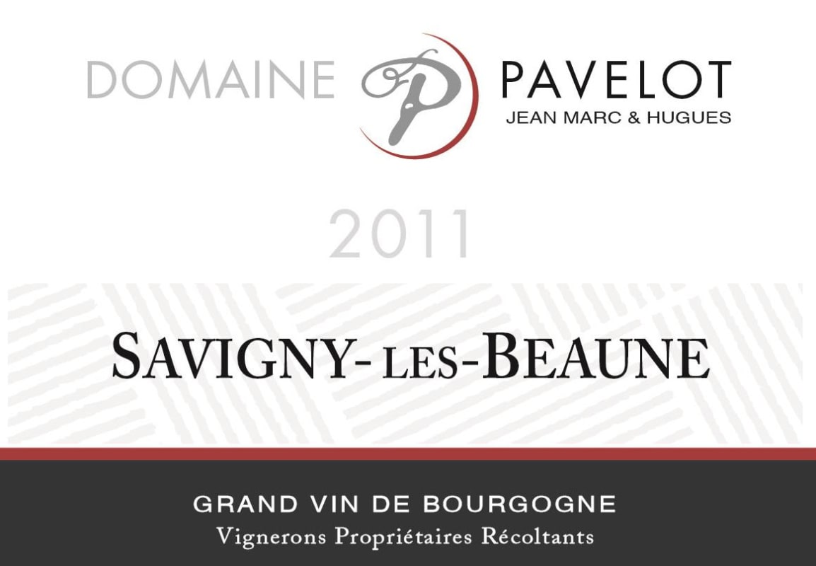 Domaine Pavelot Savigny-les-Beaune 2011 Front Label